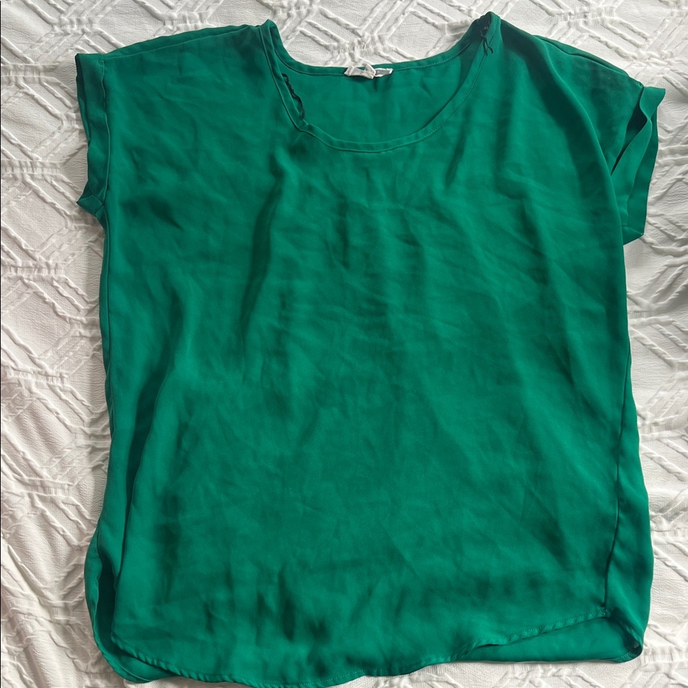 Pleione Vibrant Green Blouse